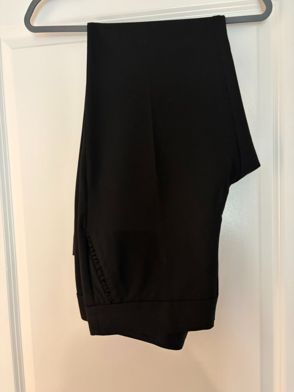 LOFT Marisa Trouser Black Dress Pants Size 12P
